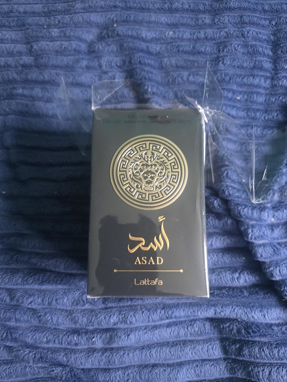 2-Lattafa Asad Eau de Parfum Natural Spray - 3.4 fl oz / 100 ml